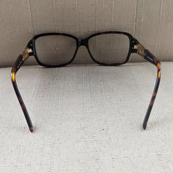 Daisy Fuentes Women Eyeglasses Risa Brown Tortoise Gold Tone Glasses Frame - Picture 13 of 14